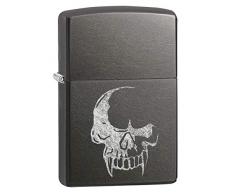 Zippo Vampire Skull Design Feuerzeug, Grau, One Size