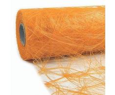 25 m x 20 cm Sizoweb® Vlies Original Tischband Tischläufer apricot aprikot für Hochzeit