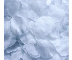 Emerald Craft & Hobby Rosenblätter aus Seide, für Hochzeitsdekorationen, 300 Stück 300 weiß