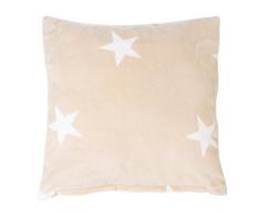 Gözze Wende- /Dekokissen, Mit Sternen, 50 x 50 cm, Creme, 40120-10-050050