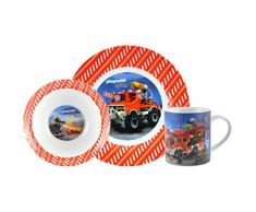 Playmobil City Action - Frühstücksset 3tlg. Kindergeschirr mit Feuerwehr Motiv