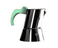 Mepra 23A300 Espressokanne, Aigue-Marine, 4/6 Bols