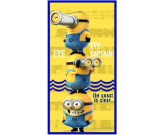 St.Ioannidis&Son Strandtuch Minions 3, 100% Polyester, Mikrofaser, einfarbig, 70 x 140 cm