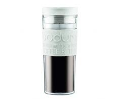 Bodum 11685-913S, white Travel Mug, Doppelwandig, Kunststoff, 0.45 l, weiß