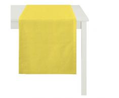 APELT Läufer, Polyester-Baumwolle, Gelb, 48 x 150 x 0.5 cm