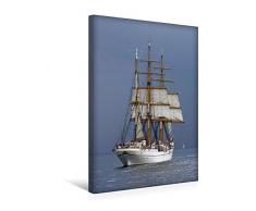 Premium Textil-Leinwand 30 x 45 cm Hoch-Format Gorch Fock | Wandbild, HD-Bild auf Keilrahmen, Fertigbild auf hochwertigem Vlies, Leinwanddruck von Stoerti-md