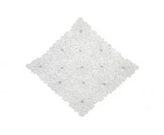 Bellanda Tischläufer, Polyester, weiß, 60x60 cm