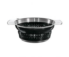 Rösle 16120 Seiher faltbar, 20 cm Durchmesser, schwarz