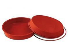 Unbekannt Silikomart Silikonform, rund, 200Â mm, terrakotta