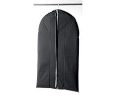 COMPACTOR 3er Set Kurze Kleidersäcke, Anti-Staub Reißverschluss, Schwarz, 60 x 100 cm, RAN9836