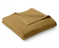 biederlack Überwurf, Baumwoll-Mischgewebe, 220 x 240 cm, Camel