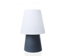 8 seasons design - Designer Außenleuchte No. 1 (E27, 60cm, IP44, UV- und witterungsbeständig, Innen- & Außenstehleuchte, Gartenstehlampe) anthrazit