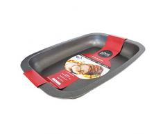 Wham Teflon Bräter, Stahl, Graphit, 35 x 26 x 4,5 cm