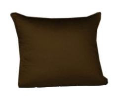 fleuresse S-009200-8022-5100 Interlock Jersey Kissenbezug colours Uni 35 x 40 cm mokka