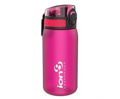 Ion8 auslaufsichere Kinder Trinkflasche, BPA-frei, 350ml, Rosa