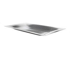 Alessi Megaptera Tafelaufsatz aus Edelstahl glänzend poliert, Silber, 11 x 46 x 32 cm