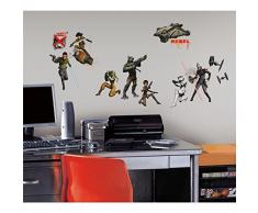 Joy Toy 26220 Wandtattoos Star Wars Rebels 4 Blätter mit 17 Elementen