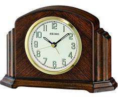 Seiko Unisex Standuhren Holz weiß QXE043B