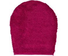 Grund Badteppich 32 mm 100% Polyacryl, ultra soft, rutschfest, ÖKO-TEX-zertifiziert, 5 Jahre Garantie, LEX, WC-Deckelbezug 47x50 cm, pink