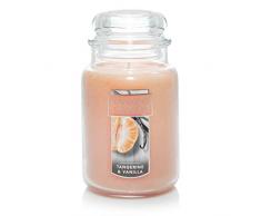 Yankee Duftkerze im Glas, Caramel Apple Cake Mandarine & Vanille Large Jar