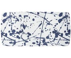 Spirella Duschmatte Badematte Badewannenmatte Badewanneneinlage antibakteriell rutschfest mit Saugnäpfen - Bang Weiß - ca. 36 x 71 cm