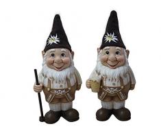 Unbekannt Sunny Toys Dekofigur, Polyresin, Braun, 8 x 11 x 25 cm, 2-Einheiten