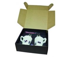 Take2 26060 Feuerteufel Tassen Set, Edelstahl Porzellan