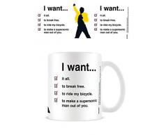 Queen MG25898 Becher aus Keramik, 11oz, 315 ml (I Want Checklist)