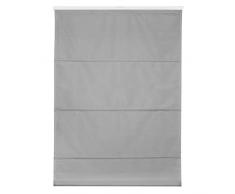 Lichtblick RTV.080.210.04 Raffrollo Klemmfix TOP, ohne Bohren, verspannt Hellgrau, 80 cm x 210 cm (B x L)