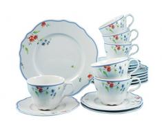 CreaTable 20167, Gloria Melanie, Geschirrset Kaffeeservice 18 teilig