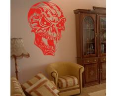 INDIGOS 4052166167598 Wandtattoo w918 Teufel der Hölle Wandaufkleber, 96 x 65 cm, rot