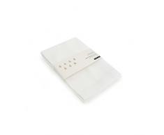 EKOBO 69316 Handtuch, Bio Baumwolle, weiß, 40 x 70 cm, 2-Einheiten