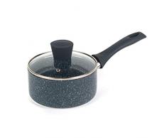 Russell Hobbs RH00844EU Kasserolle aus Druckgussaluminium, antihaftbeschichtet, blaues Marmor-Design, 16 cm