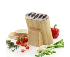 Rockingham Forge KB-100RW Messerblock, Kautschukholz, Rubber Wood