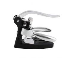 MSV Profi Korkenzieher Set mit Hebel Hebelkorkenzieher Flaschenöffner Wein und Kapselschneider