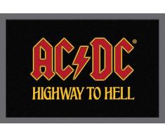 empireposter AC/DC - Highway to Hell - Fußmatte, Größe: 60 x 40 cm, Material Polypropylen