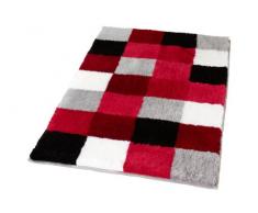 Kleine Wolke 5426453382 Badteppich Caro 60 x 105 cm rubin