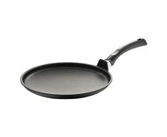 Berndes 011288 Crepepfanne, Antihaft, Flacher Rand, 28 cm, schwarz