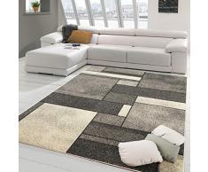 PETTE Artigiani Italiani Teppich Parure 3 Pezzi grau