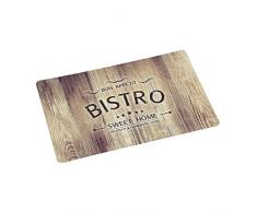 Kesper 77520Â Bistro Tisch-Set, Bambus, 43Â x 30,5Â x 0,1Â cm, Mehrfarbig