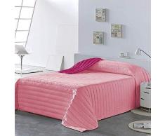 PETTI Artigiani Italiani Tagesdecken, Pink, Bettgröße 140 (240x260 cm)