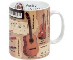 Könitz Kaffeebecher Wissensbecher (Musik), Porzellan, 250ml