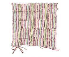 Dutch Decor Timeo Matratze Kissen, Baumwolle, Mehrfarbig, 40 x 40 cm