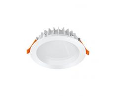 Osram LED-Deckenleuchte, 41192 IVIOS LED III C WT, weiÃ, Einbauleuchte, Dimmbar, 10W 4X1 OSRAM