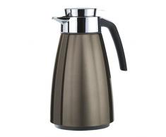 Emsa 513817 Isolierkanne, Edelstahl 1.5 Liter, Aroma Diamond, Quick Tipp Verschluss, Chocolate, Bell