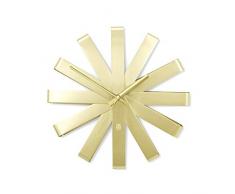Umbra Ribbon Wanduhr, Messing,