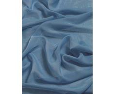 Vorhang Boucle 140 x 290 cm (100% Polyester). Erhältlich in verschiedenen Farben. Soft Blu
