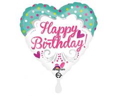 amscan 3072401 Folienballon, Folie, Mehrfarbig