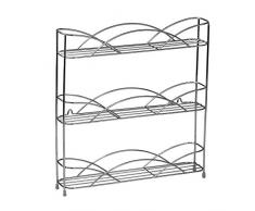 Spectrum 28870 Gewürzregal mit 3 Etagen, verchromt