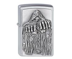 Zippo 200 Game Over Emblem Feuerzeug, Messing